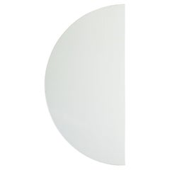Luna Half-Moon Semi-circular Minimalist Frameless Mirror, Customisable, Medium