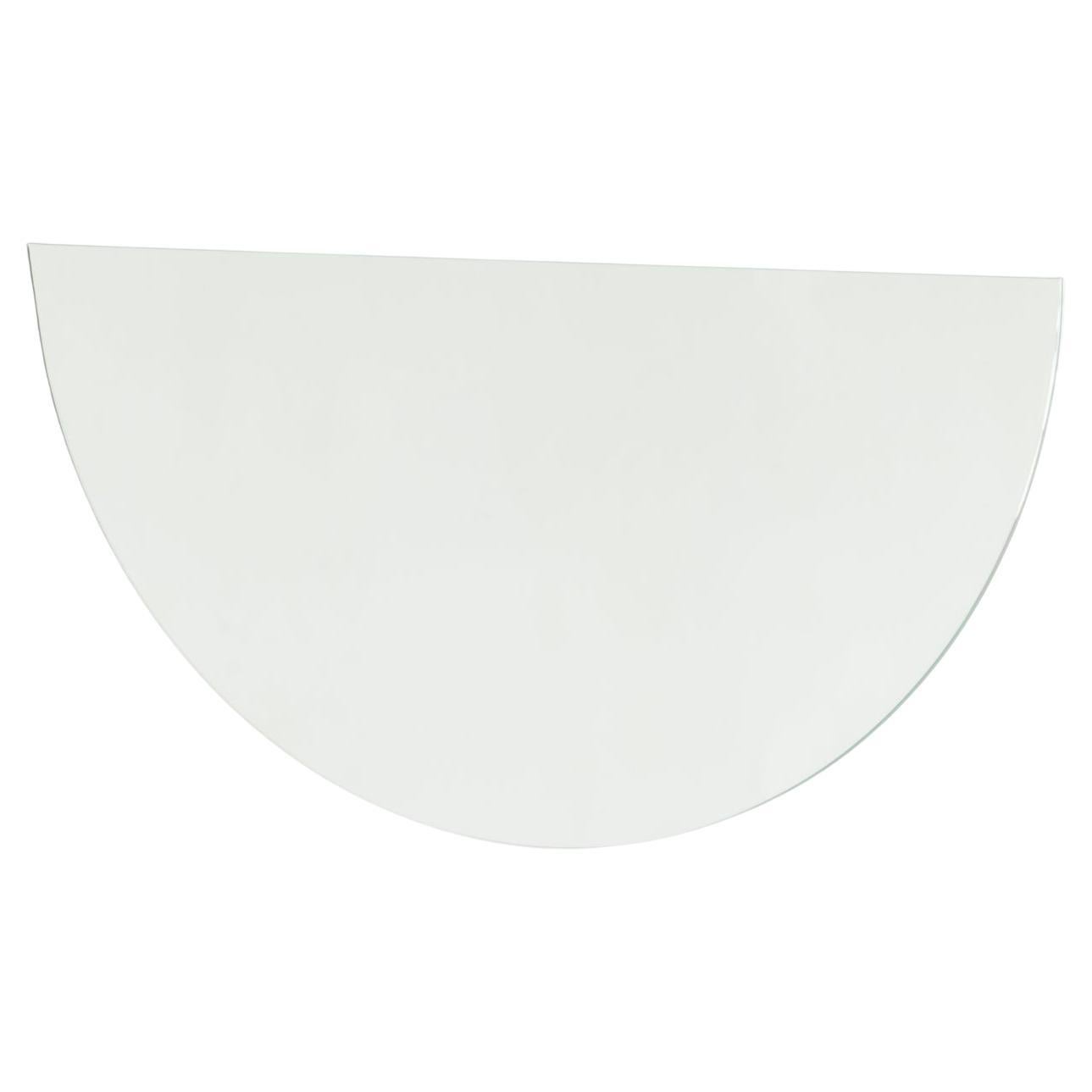 Specchio contemporaneo senza cornice Luna Half-Moon Semicircular, Regular