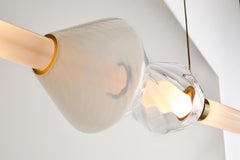 Luna Kaleido 1 Tier Chandelier, a in Satin Brass