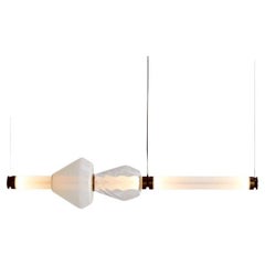 Luna Kaleido 1 Tier Chandelier, a in Satin Bronze