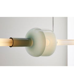 Luna Kaleido 1 Tier Chandelier, D in Satin Bronze