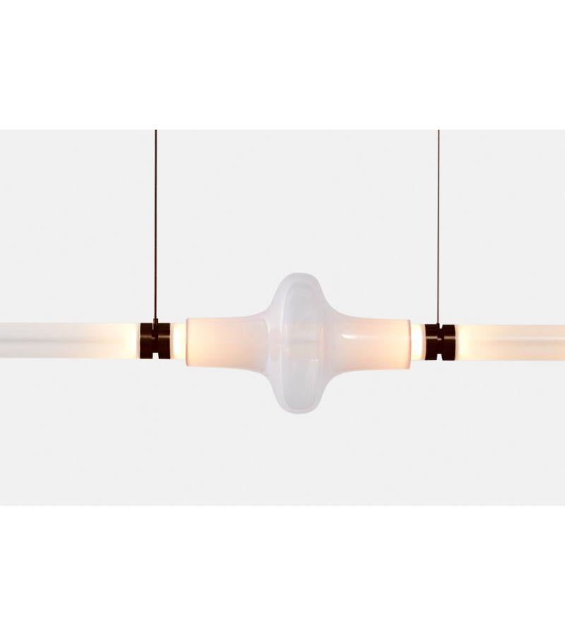 Luna Kaleido Xl 1 Tier Chandelier, a in Satin Bronze In New Condition For Sale In New York, NY