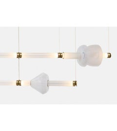 Luna Kaleido XL 2 Tier Chandelier, a in Satin Brass