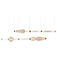 Luna Kaleido XL 2 Tier Chandelier, B in Satin Copper