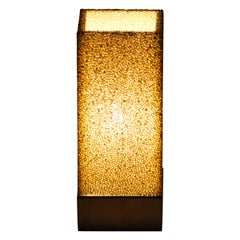 Luna Lamp, White, Porous Ceramic Touch Table Lamp by Jordan Keaney Design