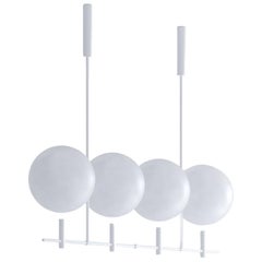 Luna Luminaire / Chandelier Horizontal I04 in Matte White