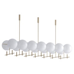 Luna Luminaire / Chandelier Horizontal II14 in Brushed Gold