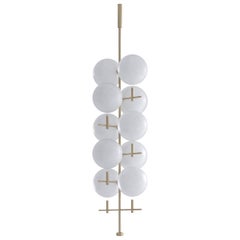 Luna Luminaire / Chandelier Vertical II10 in Brushed Gold