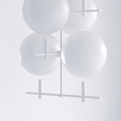 Luna Luminaire / Chandelier Vertical II10 in Matte White