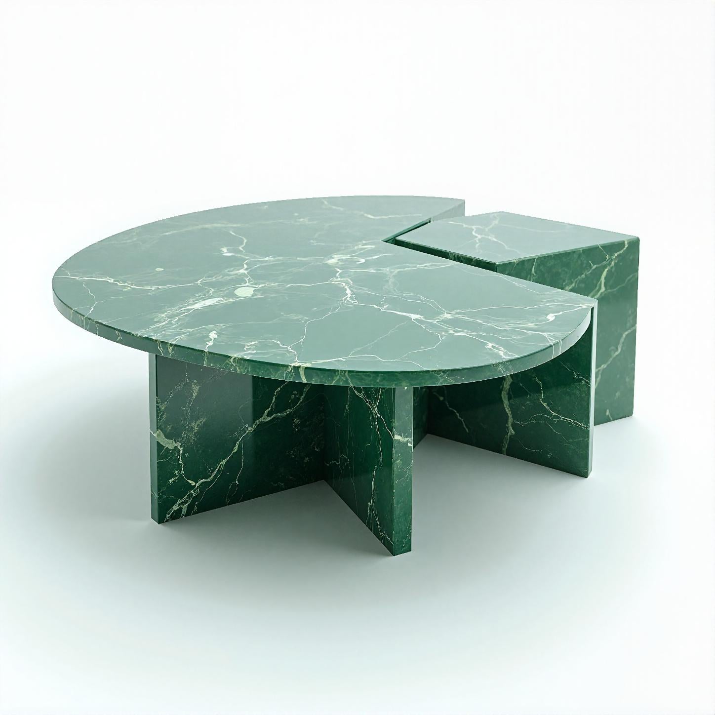 XXIe siècle et contemporain Table basse Luna d'inspiration mi-siècle par Artisanal en vente