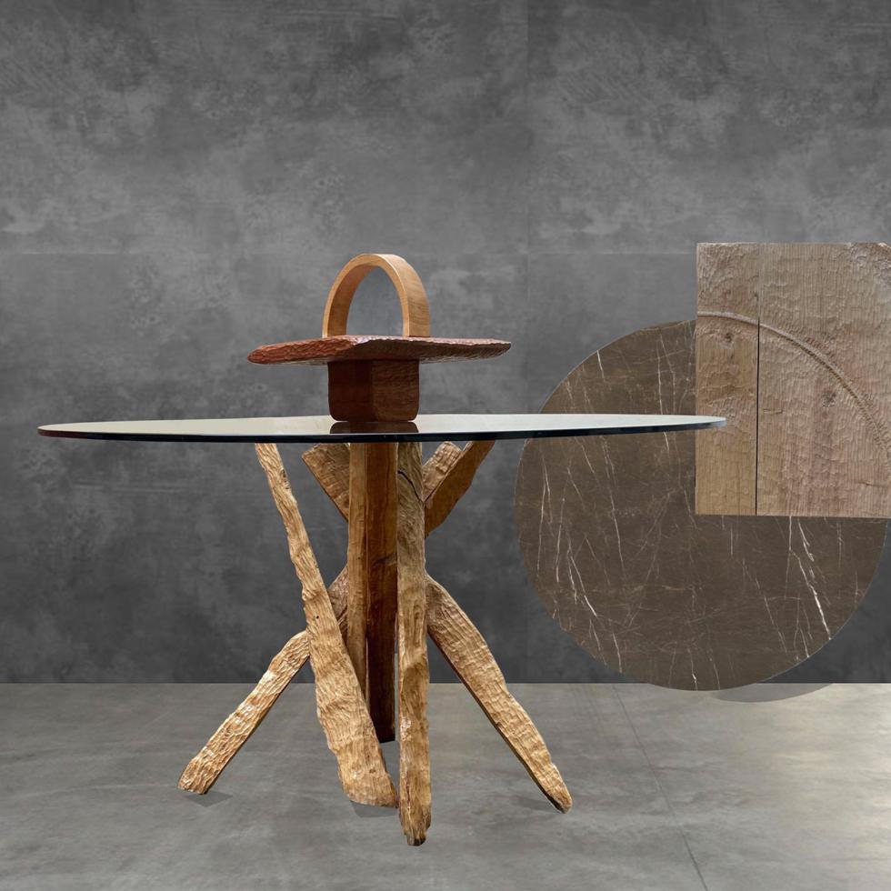 Contemporary Luna Moresco Asymmetrical Sideboard by Pietro Meccani For Sale