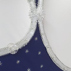 Miroir Luna en verre de Murano