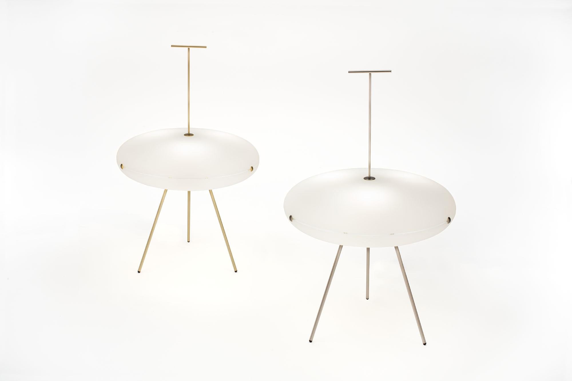 Luna Orizzontale, Stehlampe von Gio Ponti für TATO (Messing) im Angebot