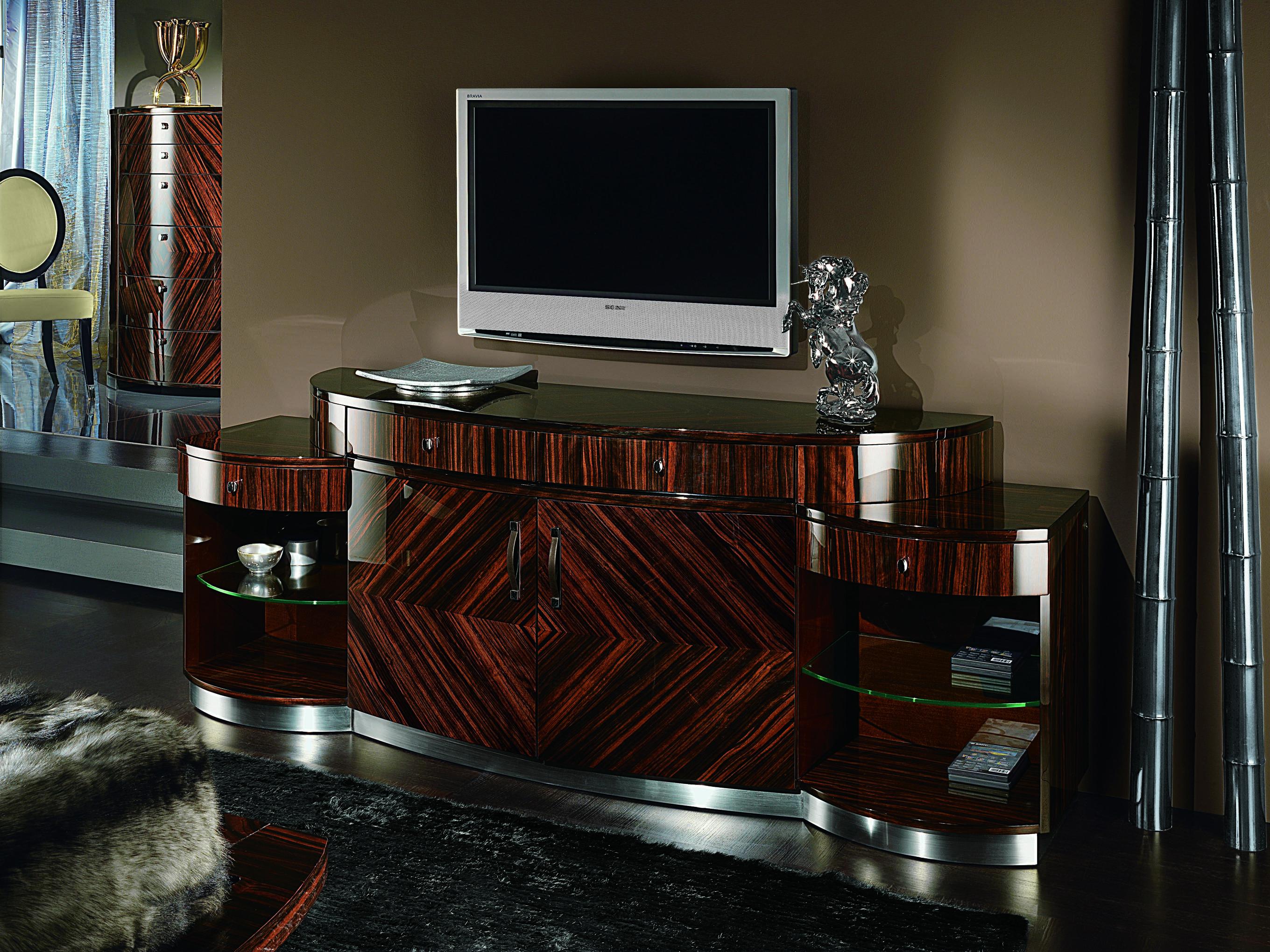 Art Deco Luna Plasma With Curved Front For Sale