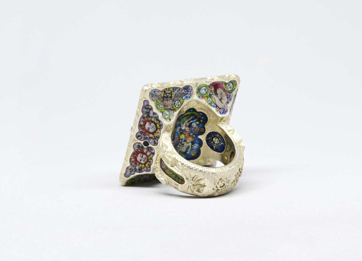 Femenino o masculino Anillo Luna Qamar en venta