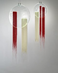 LUNA ROSSA Medium pendant lamp by Andrea Anastasio for Wonderglass