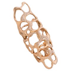 Luna Scamuzzi for Lucifer vir Honestus Diamond and 18K Rose Gold Ring