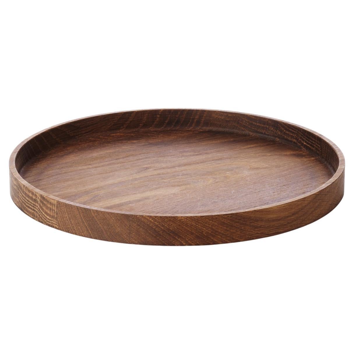 Luna Smoked Oak Tray by Applicata