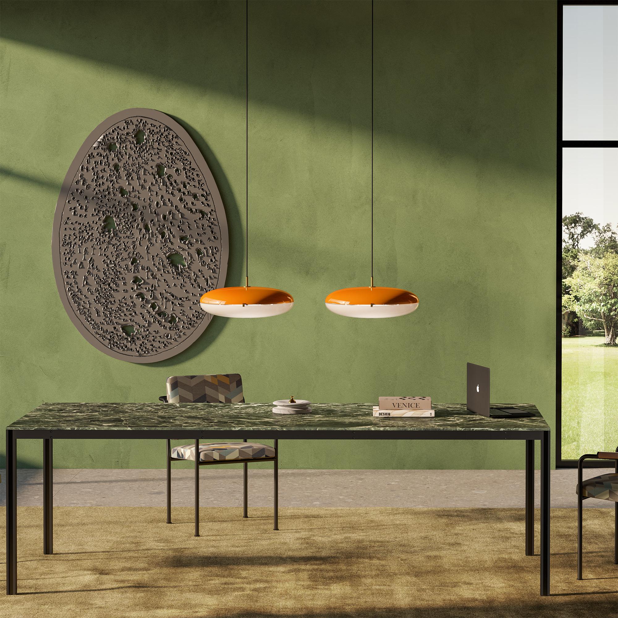 Contemporary Luna Sospensione, Ceiling Lamp by Gio Ponti for TATO For Sale