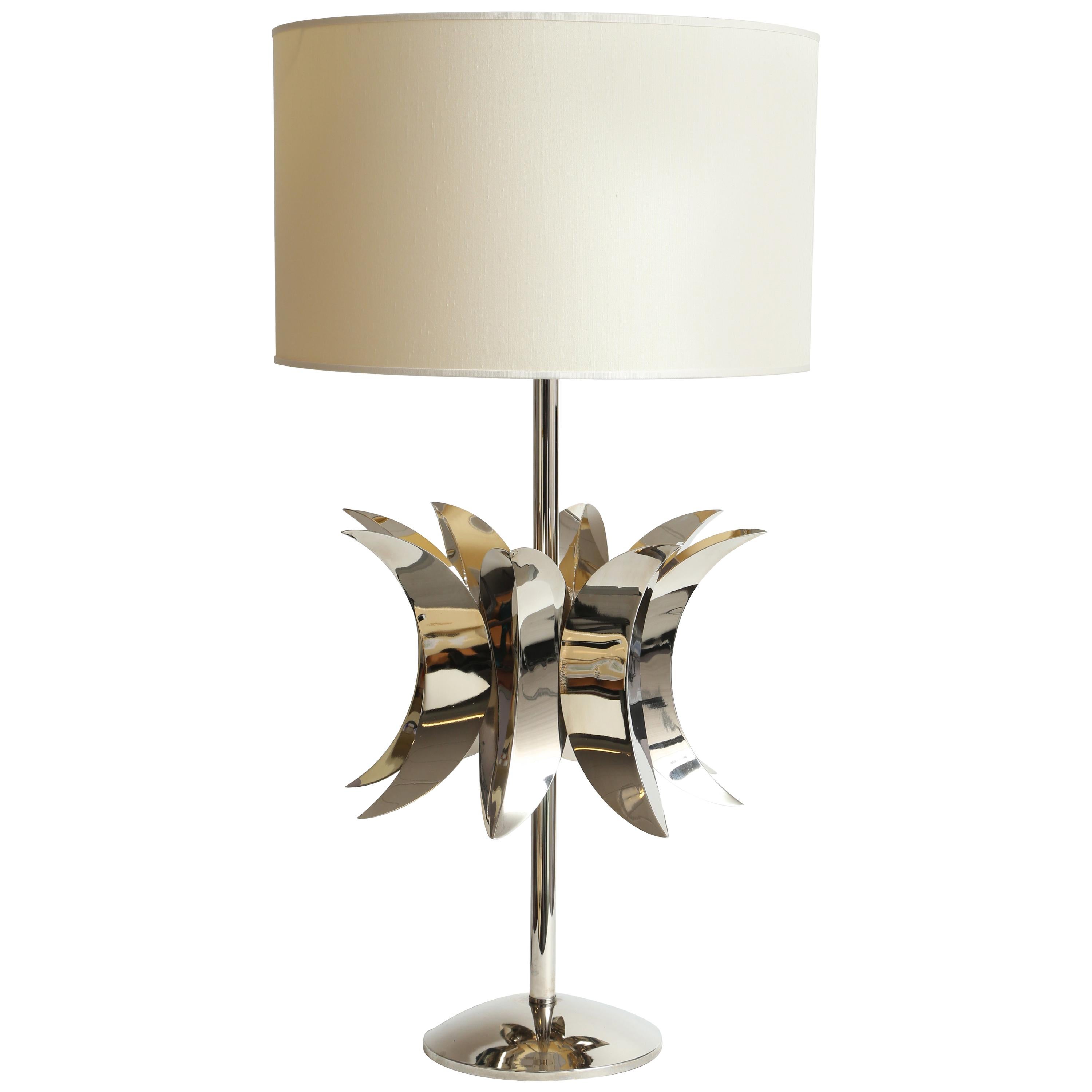 Luna Table Lamp by Selezioni Domus, Made in Italy For Sale