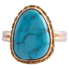 Luna Turquoise Gold Ring