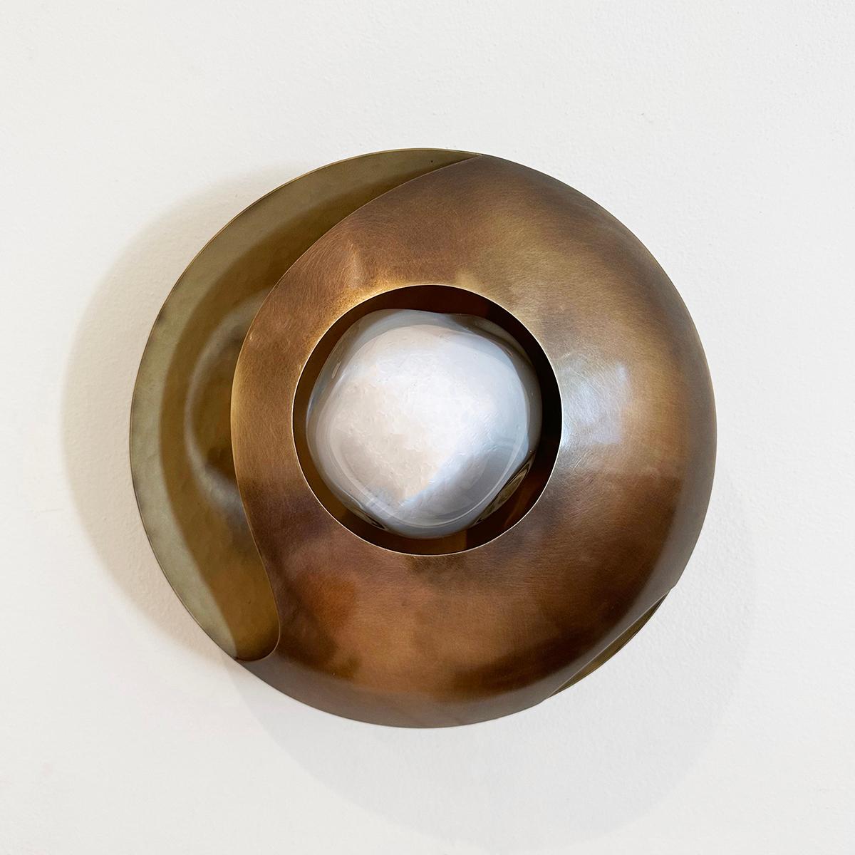 Italian Luna Wall Light by Gaspare Asaro For Sale