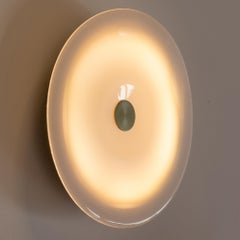 Luna Wall Sconce, Hand-Blown Glass Diffuser