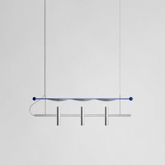 Lunae Luminaire / Chandelier Horizontal I03 in Silver