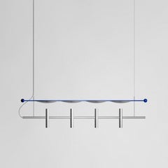 Lunae Luminaire / Chandelier Horizontal I04 in Silver