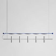 Lunae Luminaire / Chandelier Horizontal I05 in Silver