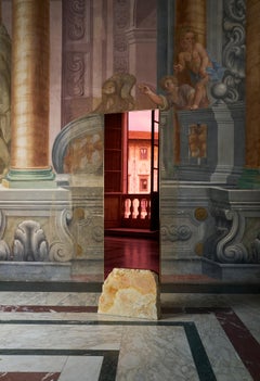 Lunæ - FMM 2024 Onyx & Brass Mirror 180×50×10 cm Handcrafted Myth-Insp