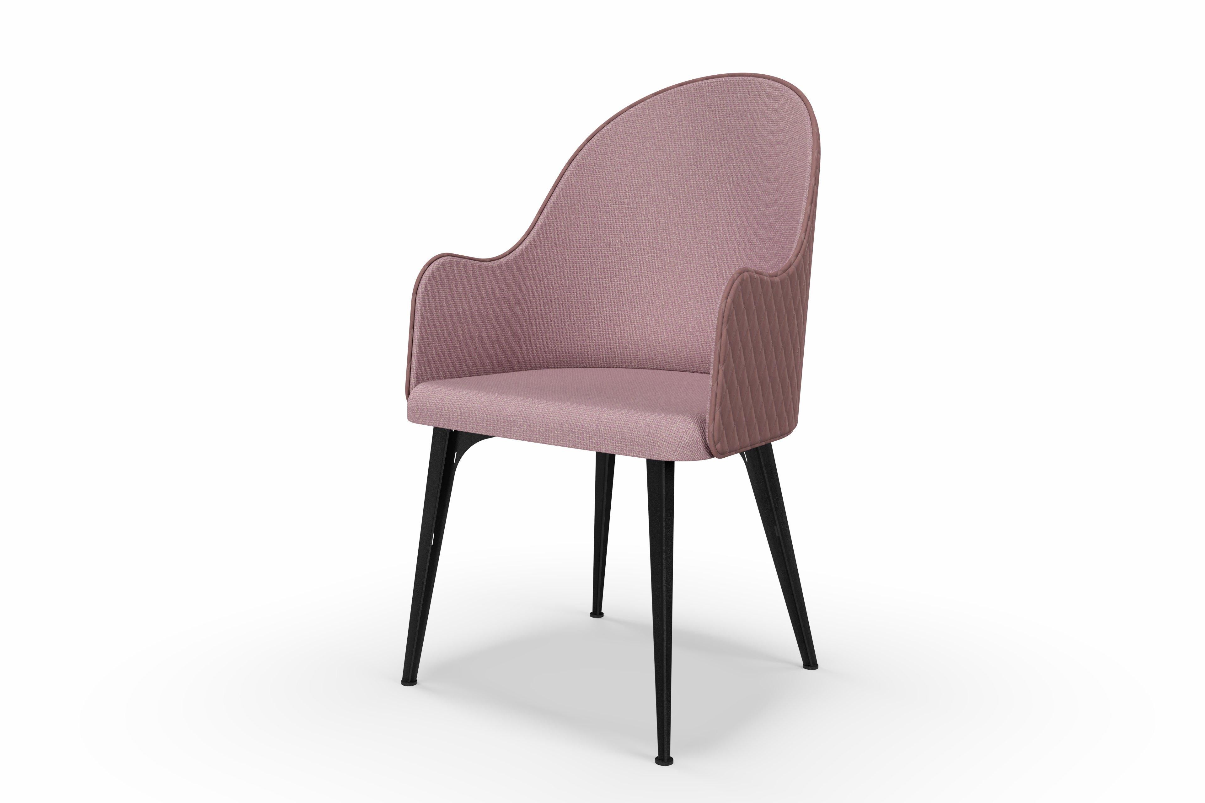 Lunana gepolsterter Sessel mit Stahlbeinen im Angebot 11