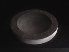 Lunar Bowl, Hand-Sculpted Brownstone Bowl by Brendan Tadler