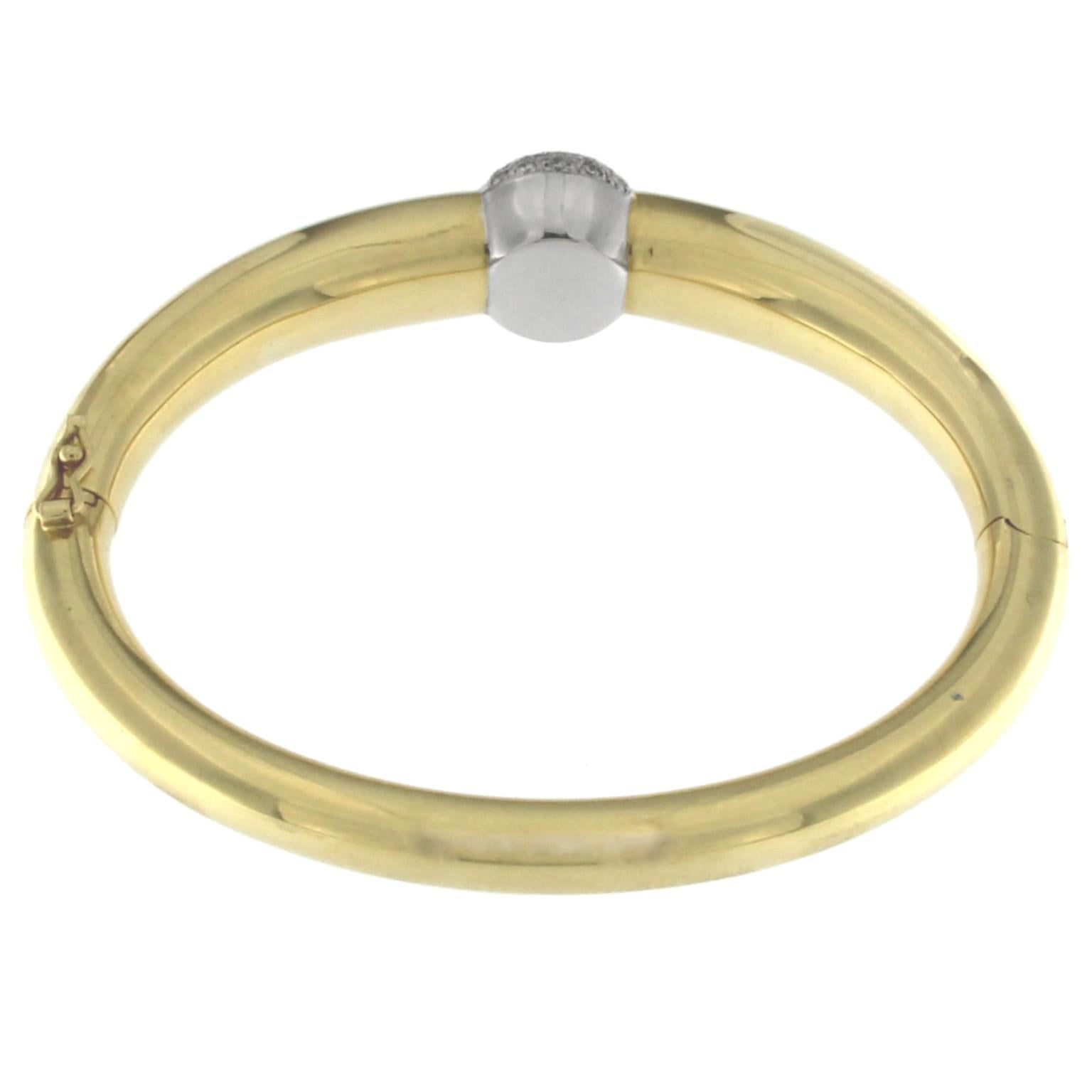 Women's Lunar Collection Set in Yellow 18 Karat Gold and Diamonds