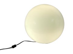 Lunar Glow: Mid-century Modern Glass Orb Lamp by Paul Mayen for Habitat