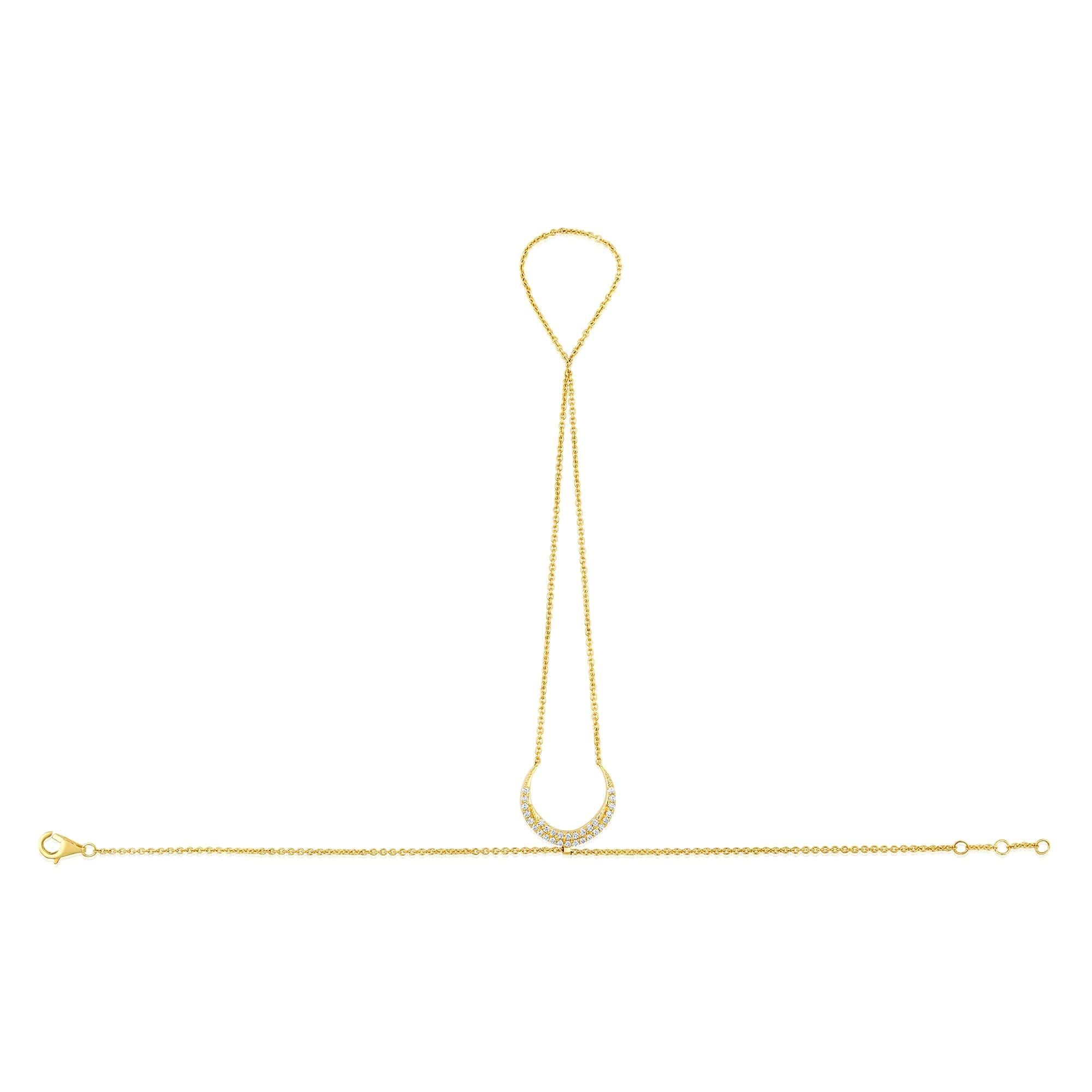 Questa squisita catena a mano combina il calore dell'oro giallo 14k con la brillantezza di 30 diamanti naturali. Dal design delicato, aggiunge un sottile ma lussuoso scintillio al tuo polso, perfetto per elevare qualsiasi look.

Informazioni sulla