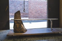 Lunar Limited Edition Bench in Aluminum by Jesse Ede