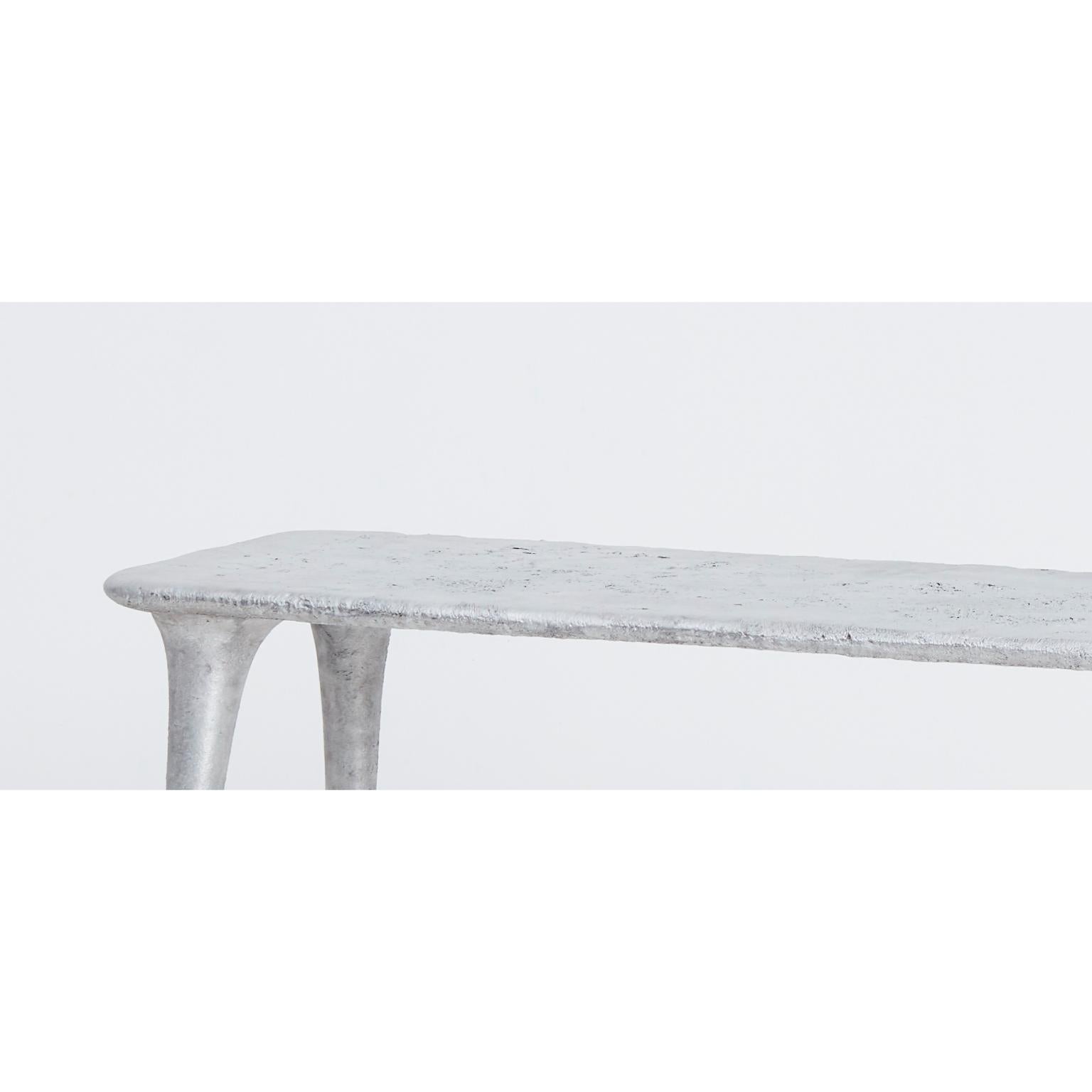 Altro Console Lunar in edizione limitata in alluminio e ardesia Malmesbury di Jesse Ede in vendita