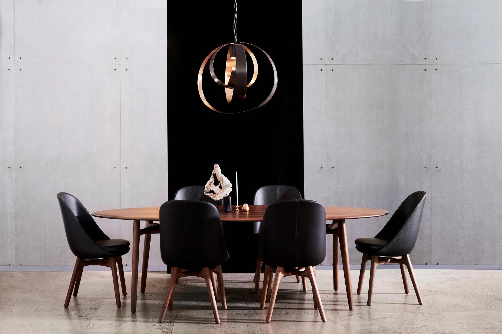 Contemporary Lunar Medium Pendant by CTO Lighting