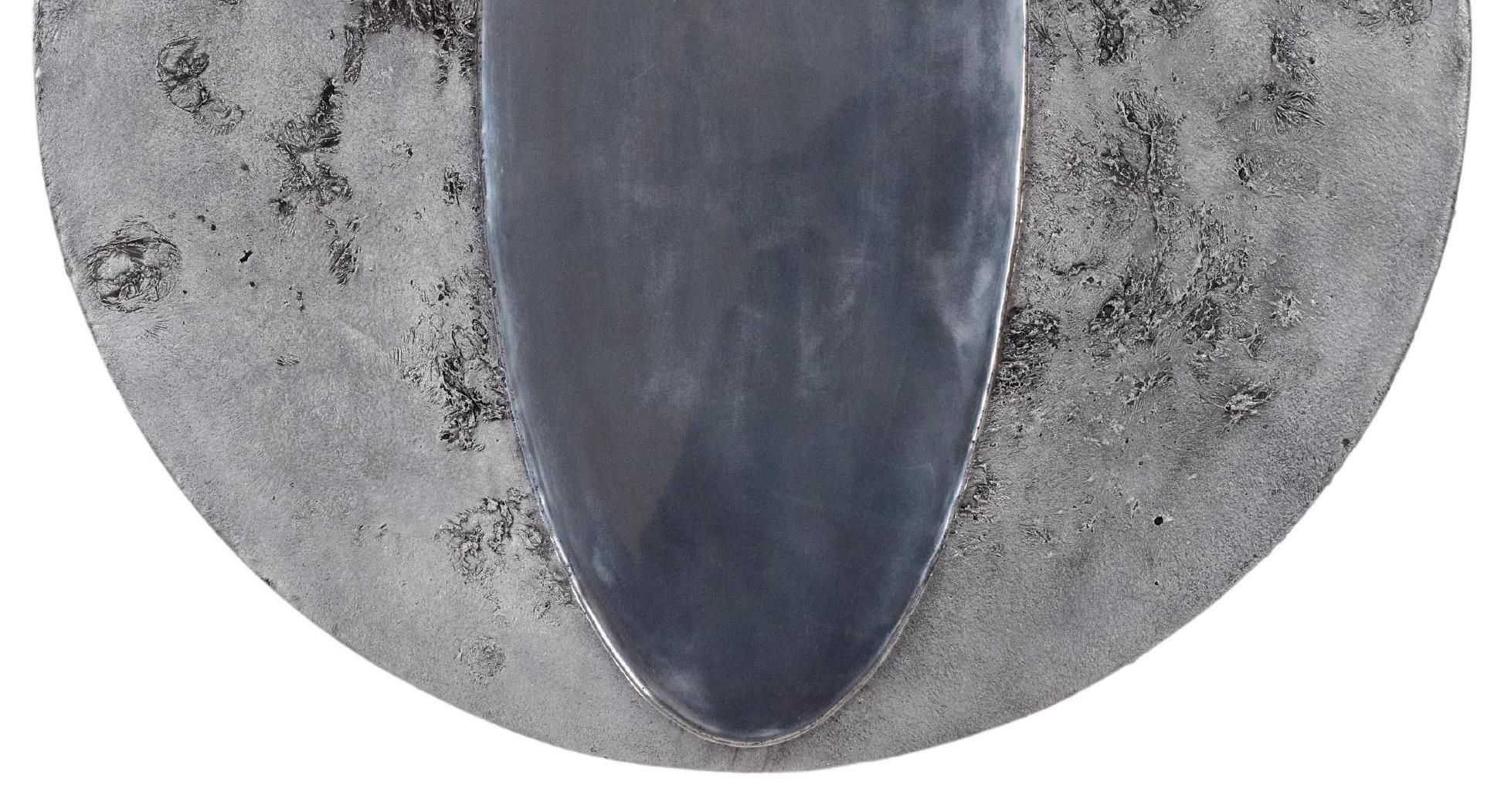 Altro Lunar Portal Specchio scultoreo da parete in alluminio di Jesse Ede in vendita