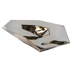 Mesa Lunar de acero inoxidable soldado pulido espejo de Julian Mayor