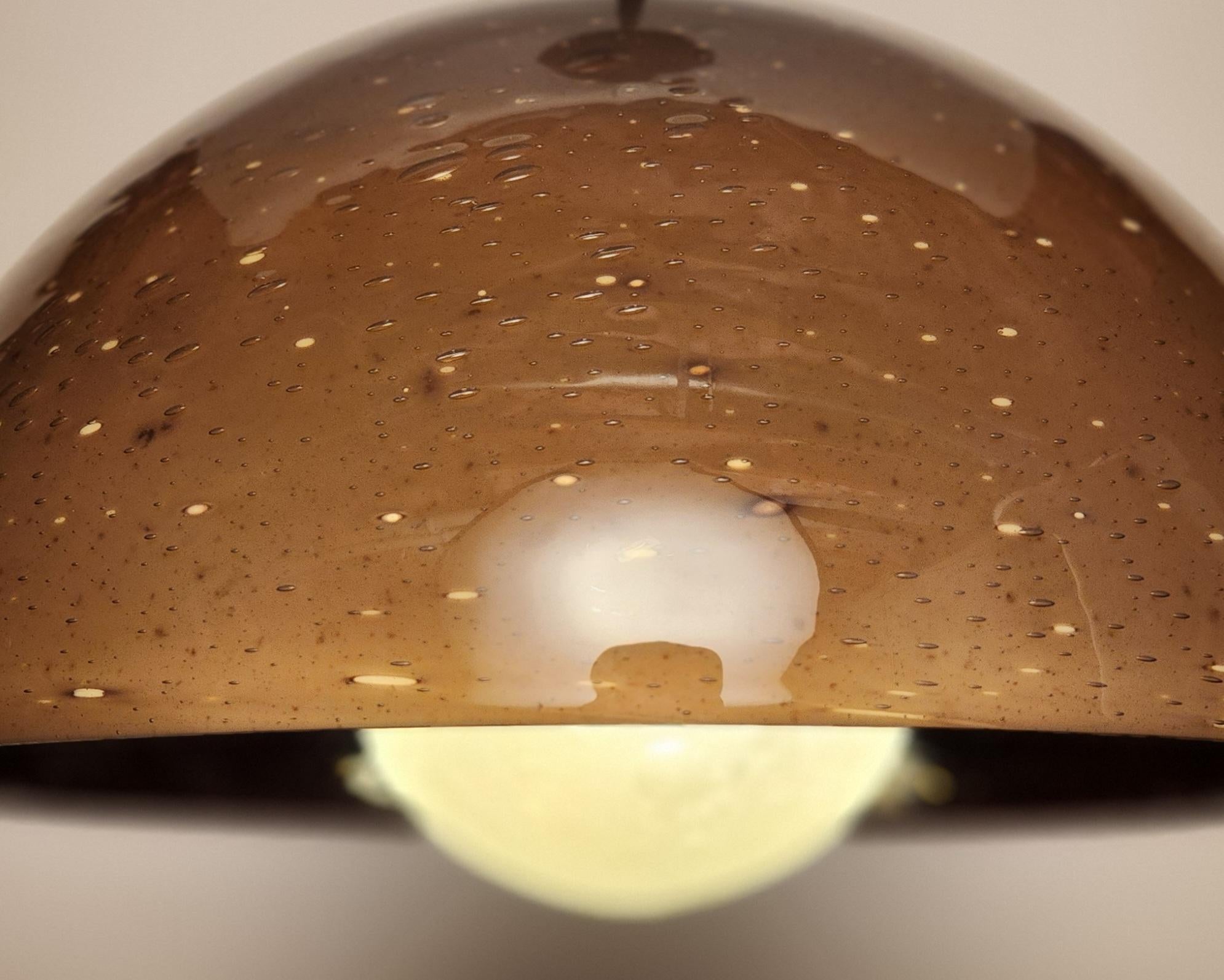 Lunara Colgante Casero Contemporáneo Iluminación de Cristal Personalizable Estadounidense en venta