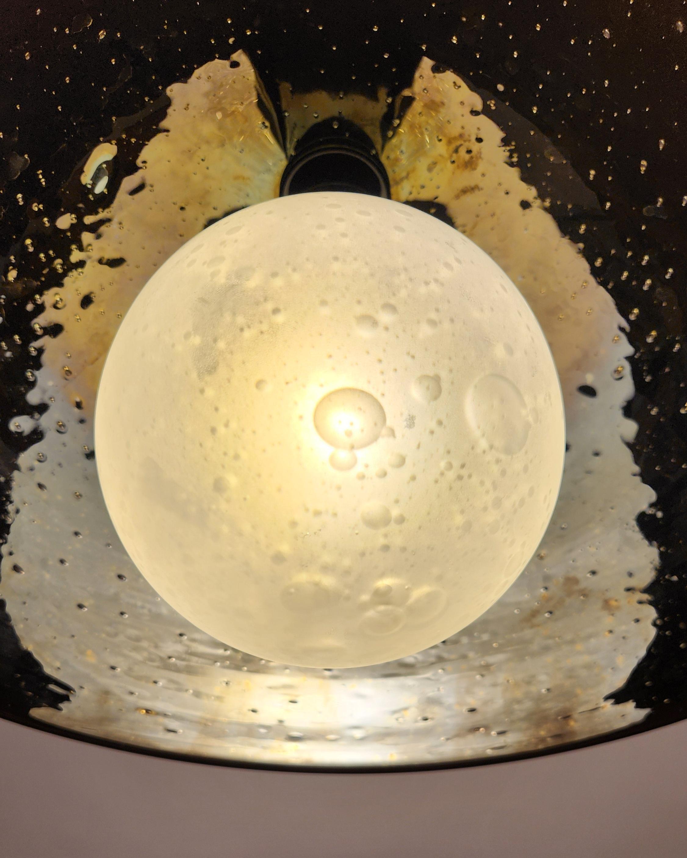 Lunara Colgante Casero Contemporáneo Iluminación de Cristal Personalizable en Nuevo estado para la venta en New York, NY