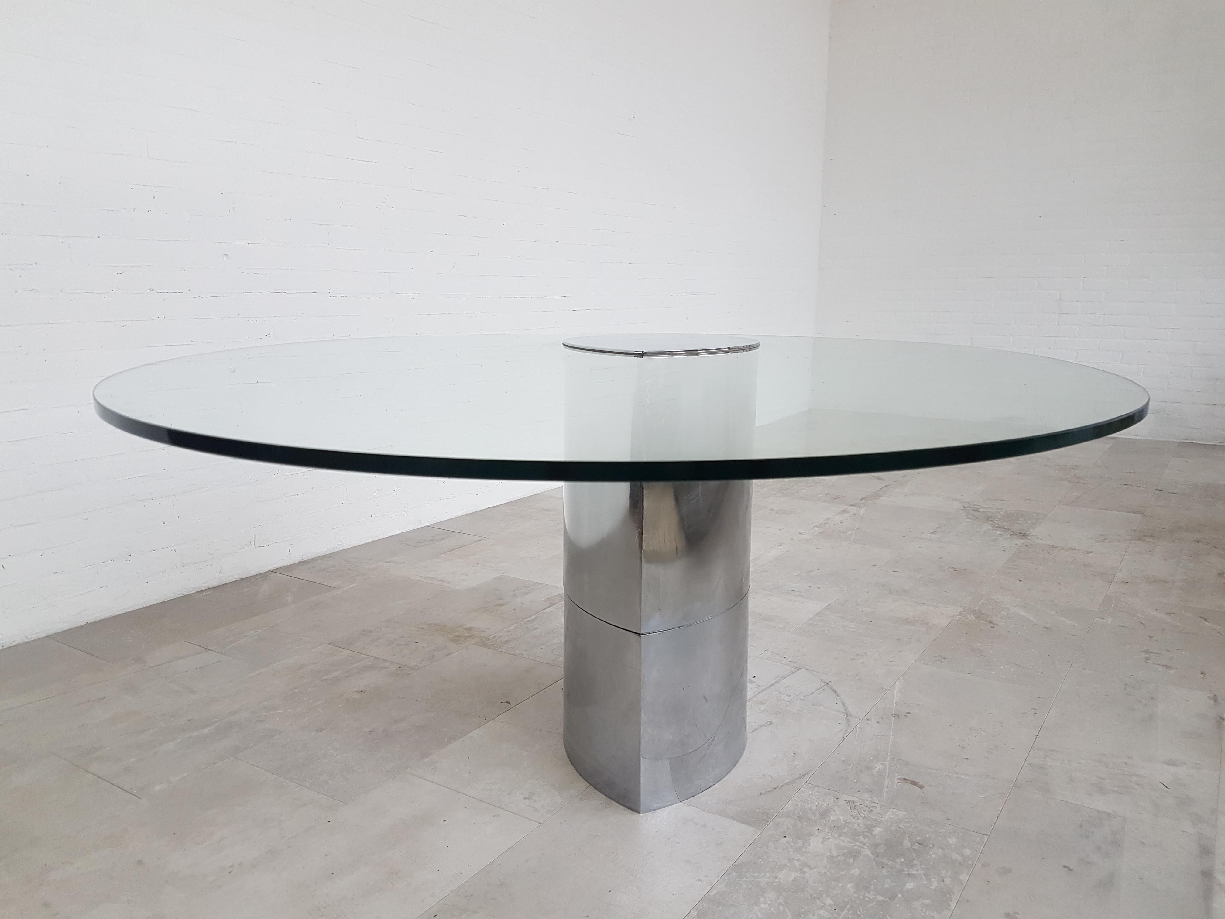 Lunario Oval Dining Table or Desk by Cini Boeri for Gavina Knoll 4