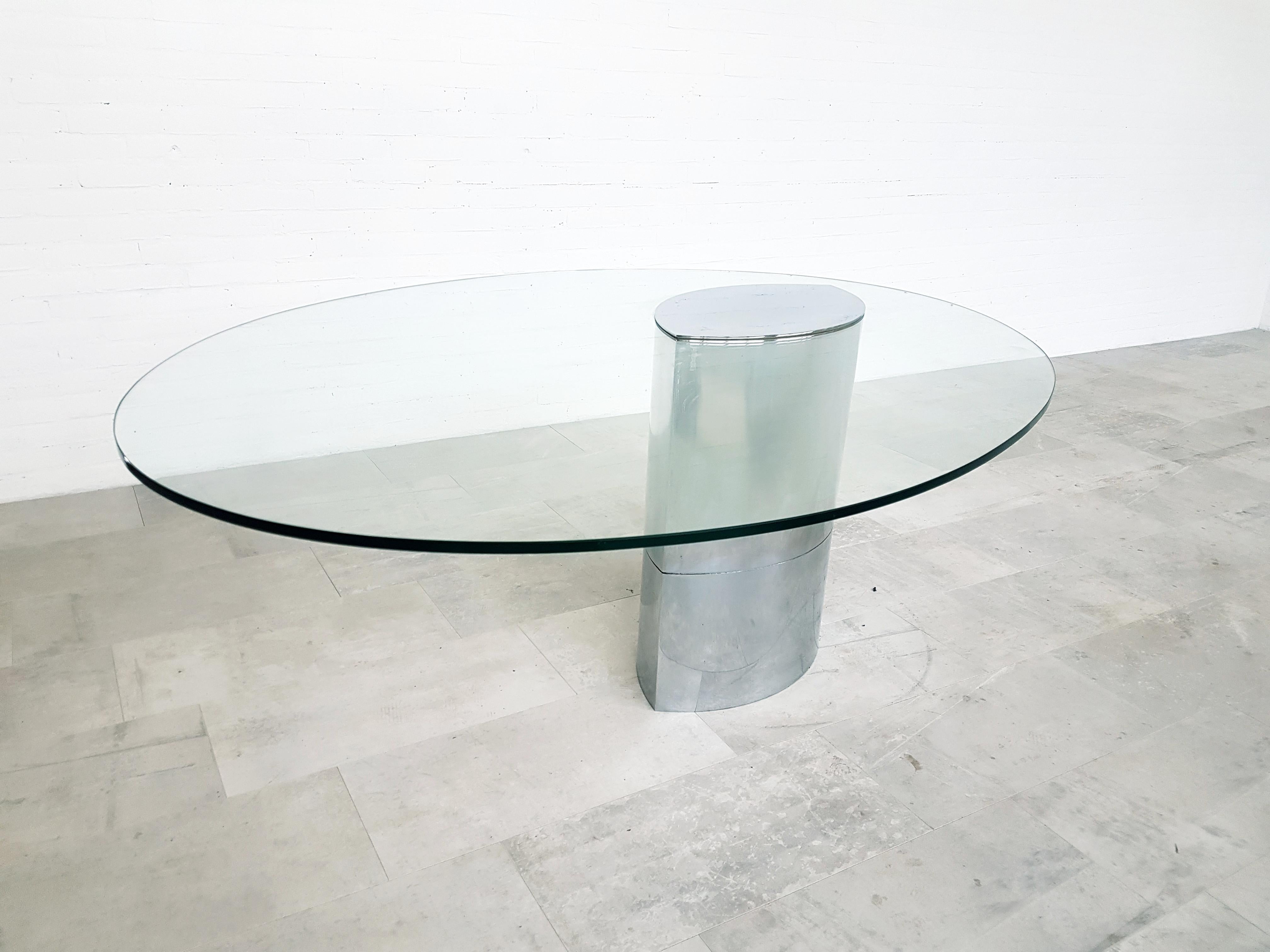 Lunario Oval Dining Table or Desk by Cini Boeri for Gavina Knoll 5