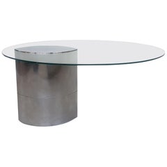 Lunario Oval Dining Table or Desk by Cini Boeri for Gavina Knoll