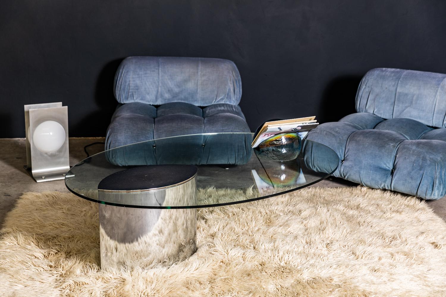 Mid-Century Modern Lunario Table by Cini Boeri for Knoll