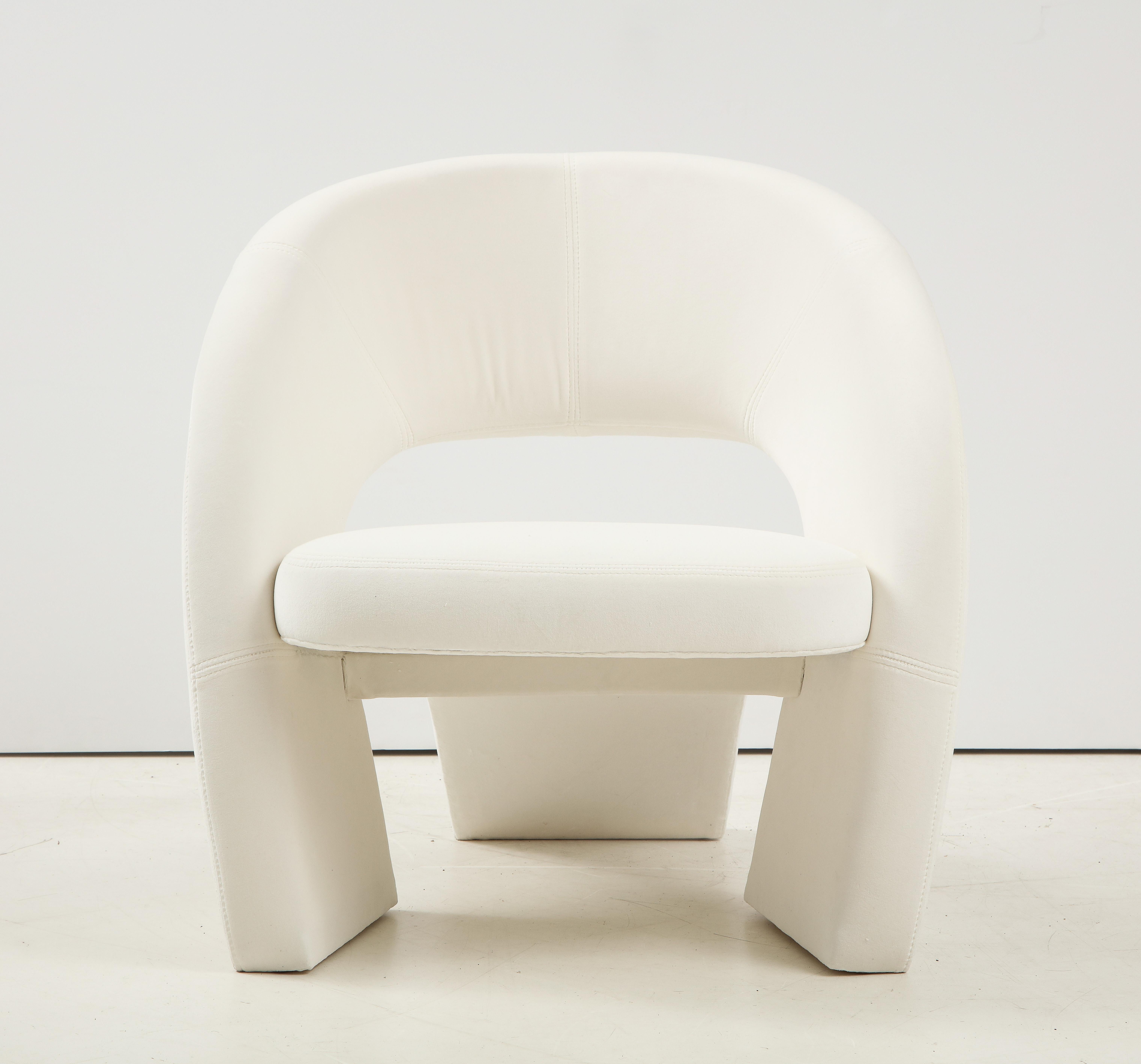 North American 'LunaSedia' Sculpted Armchair For Sale