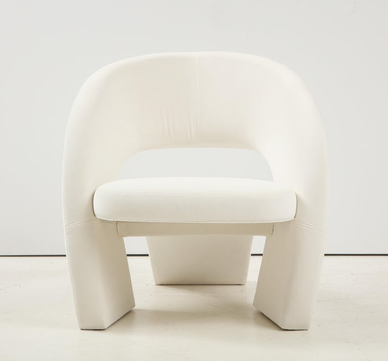 North American 'LunaSedia' Sculpted Armchair For Sale