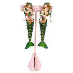Lunch at The Ritz Mermaid Earrings
